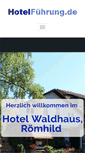 Mobile Screenshot of keltenhotel-waldhaus.de